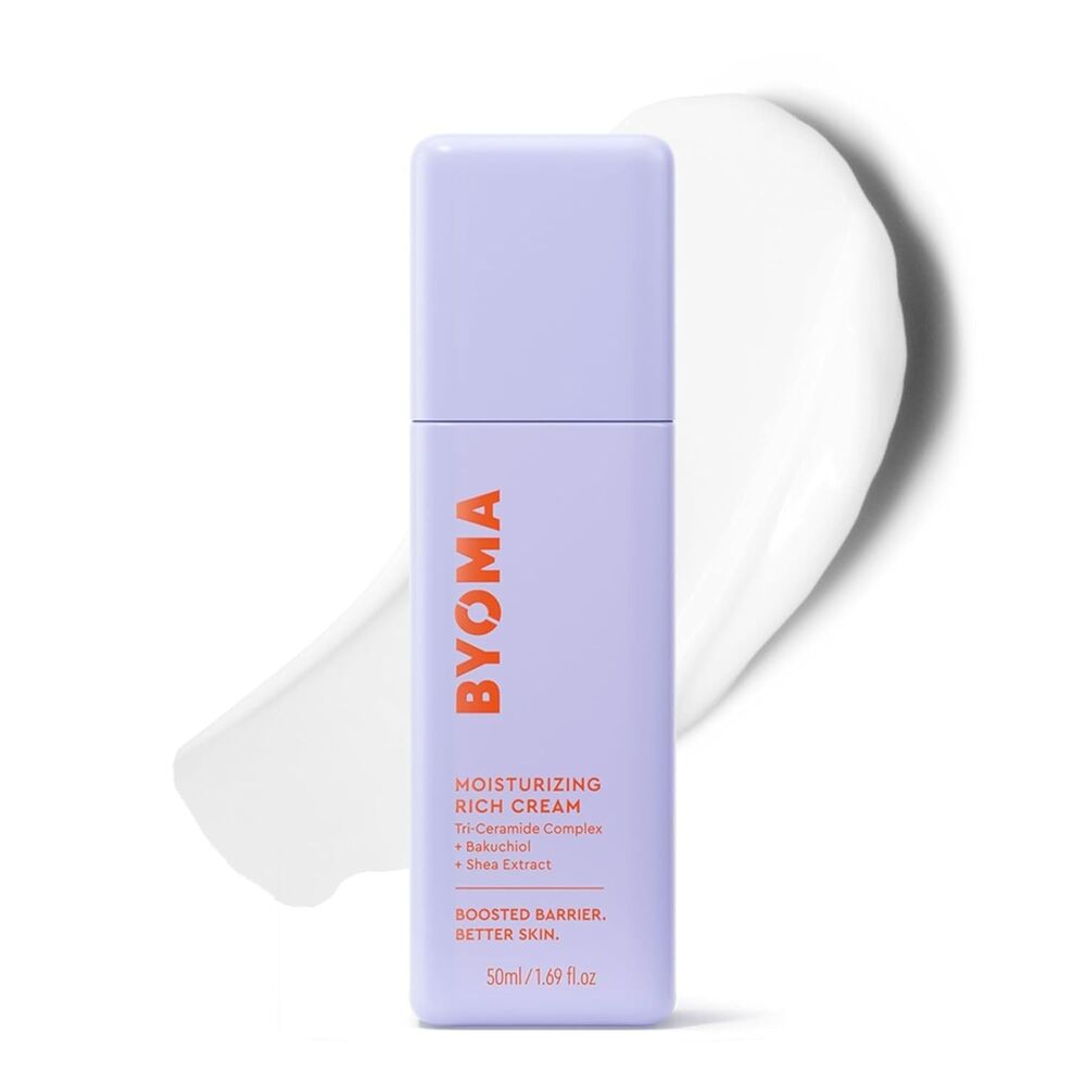 BYOMA Moisturizing Rich Cream 1.69oz Tri-Ceramide Face Bakuchiol & Shea Extract